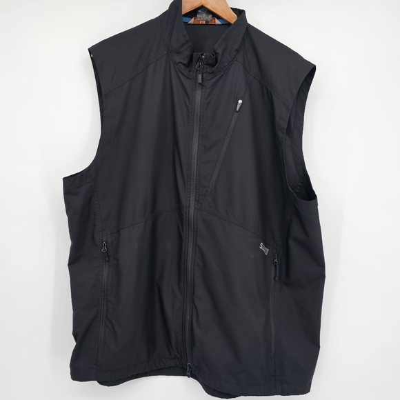 5.11 Black Conceal Carry Nylon Windbreaker Tactical Outdoor Vest Mens Xl - Picture 1 of 7